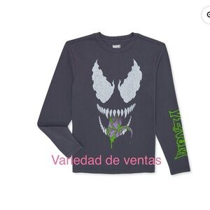 Venom Boys Long Sleeve Graphic T-Shirt, Sizes 4-18